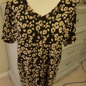 xl Boutique New Masai v neck tunic top in viscose made in Portugal